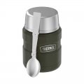 Thermos Style 470 ml se skládací lžící a šálkem vojenská zelená