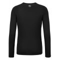 Ortovox 185 Merino Brand Outline Long Sleeve W black raven