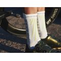 COMPRESSPORT AERO SOCKS white/lime