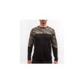 SENSOR FT MEN'S ESCAPE MERINO LONG SLEEVE TEE black/brush