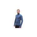 SENSOR MERINO BOLD pánské triko dl.rukáv roll neck cool blue