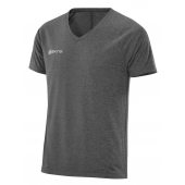 Skins Plus Vector V Neck Mens Short Sleeve Tee Black/Marle + DÁREK DLE VÝBĚRU!