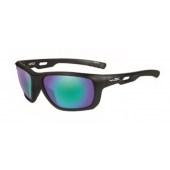 Wiley X Aspect polarized emerald mirror amber lens/matte black flame + DÁREK DLE VÝBĚRU!