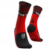 COMPRESSPORT PRO RACING SOCKS WINTER TRAIL red / black + DÁREK DLE VÝBĚRU!