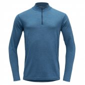 Devold Breeze Man Half Zip Neck blue melange + DÁREK DLE VÝBĚRU!