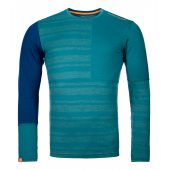 Ortovox 185 ROCK'N'WOOL LS M pacific green + DÁREK DLE VÝBĚRU!