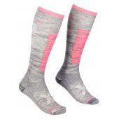 Ortovox SKI COMPRESSION LONG SOCKS W grey blend + DÁREK DLE VÝBĚRU!