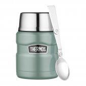 Thermos Style 470 ml se skládací lžící a šálkem duck egg + DÁREK DLE VÝBĚRU!