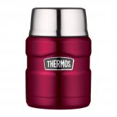 Thermos Style 470 ml se skládací lžící a šálkem malinová + DÁREK DLE VÝBĚRU!