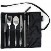 Mizu URBAN CUTLERY SET black + DÁREK DLE VÝBĚRU!