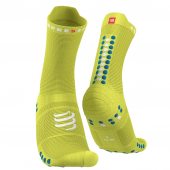 COMPRESSPORT PRO RACING SOCKS V4.0 RUN HIGH primrose/fjord + DÁREK DLE VÝBĚRU!