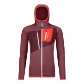 Ortovox FLEECE GRID HOODY W mountain rose 23/24 + DÁREK DLE VÝBĚRU!