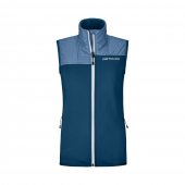 Ortovox FLEECE PLUS VEST W petrol blue + DÁREK DLE VÝBĚRU!