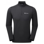 Montane Dart Thermo Zip Neck black + DÁREK DLE VÝBĚRU!