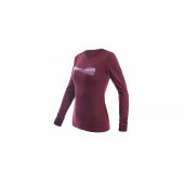 SENSOR MERINO AIR PT HILLS dámské triko dl.rukáv port red + DÁREK DLE VÝBĚRU!