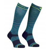 Ortovox Ski Tour Light Compression Long Socks M petrol blue blend + DÁREK DLE VÝBĚRU!