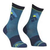 Ortovox Alpine Light Compression Mid Socks M mountain blue + DÁREK DLE VÝBĚRU!