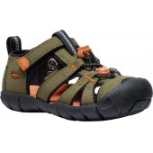 KEEN  SEACAMP II CNX K dark olive/gold flame + DÁREK DLE VÝBĚRU!