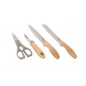 Outwell Chena Knife Set w/Peeler &amp; Scissors + DÁREK DLE VÝBĚRU!