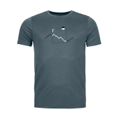 Ortovox 150 Cool Peak Focus T-Shirt M dark arctic grey + DÁREK DLE VÝBĚRU!