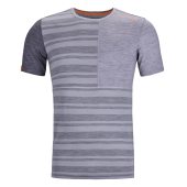 Ortovox 185 ROCK'N'WOOL SHORT SLEEVE M grey blend + DÁREK DLE VÝBĚRU!