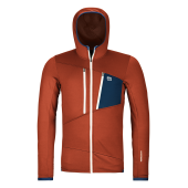 Ortovox Fleece Grid Hoody M clay orange + DÁREK DLE VÝBĚRU!