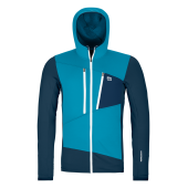 Ortovox Fleece Grid Hoody M mountain blue + DÁREK DLE VÝBĚRU!