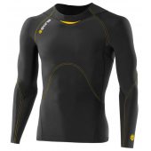 Skins Bio A400 Mens Black/Yellow Top Long Sleeve + DÁREK DLE VÝBĚRU!