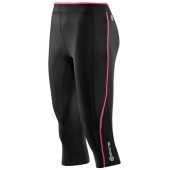 Skins Bio A200 Womens Black/Pink 3/4 Tights + DÁREK DLE VÝBĚRU!