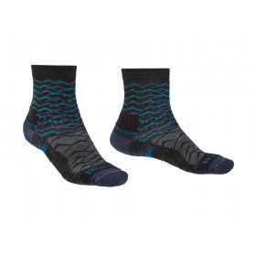 Bridgedale Hike LW MP 3/4 Crew dark grey/blue