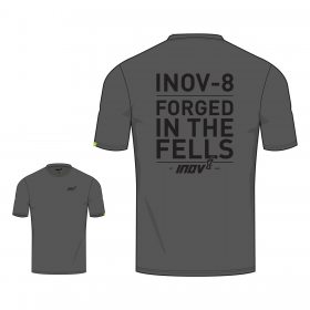 Inov-8 COTTON TEE &quot;FORGED&quot; M dark grey