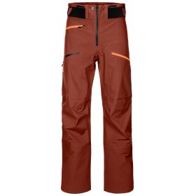 Ortovox 3L DEEP SHELL PANTS M clay orange