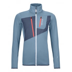 Ortovox FLEECE GRID JACKET W light blue