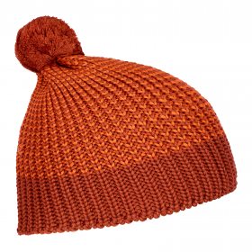 Ortovox HEAVY KNIT BEANIE clay orange