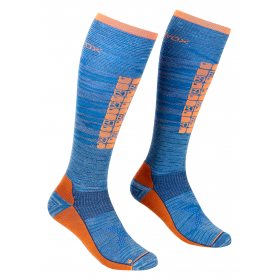 Ortovox SKI COMPRESSION LONG SOCKS M safety blue