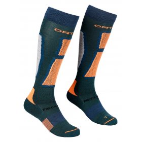 Ortovox SKI ROCK'N'WOOL LONG SOCKS M pacific green