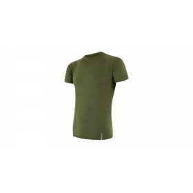 SENSOR MERINO ACTIVE pánské triko kr.rukáv safari green