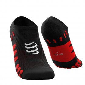 COMPRESSPORT NO SHOW SOCKS black/red