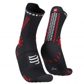 COMPRESSPORT PRO RACING SOCKS V4.0 TRAIL black/red