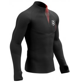 COMPRESSPORT WINTER TRAIL POSTURAL LS TOP M black