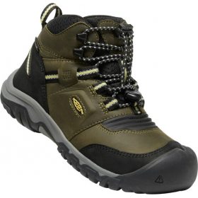 KEEN RIDGE FLEX MID WP JR dark olive/dusky citron