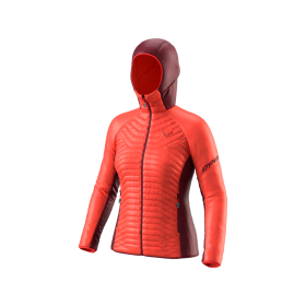 Dynafit SPEED INSULATION HOODED JACKET W hot coral