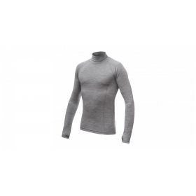 SENSOR MERINO BOLD pánské triko dl.rukáv roll neck cool gray