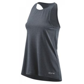 Skins Activewear Siken Womens Tank Top Navy Blue/Marle