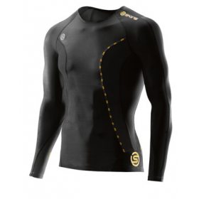 Skins DNAmic Mens Top Long Sleeve Black