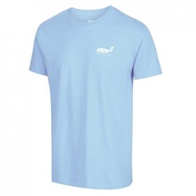 Inov-8 COTTON TEE &quot;FORGED&quot; M light blue