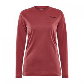 CRAFT CORE Warm Baselayer LS W červená 1912534-421000