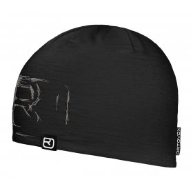 Ortovox 120 Tec Logo Beanie black raven