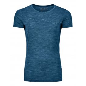 Ortovox 150 Cool Mountain T-shirt W petrol blue blend