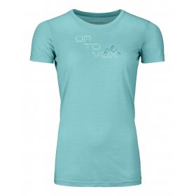 Ortovox 185 Merino Tangram Logo T-shirt W ice waterfall